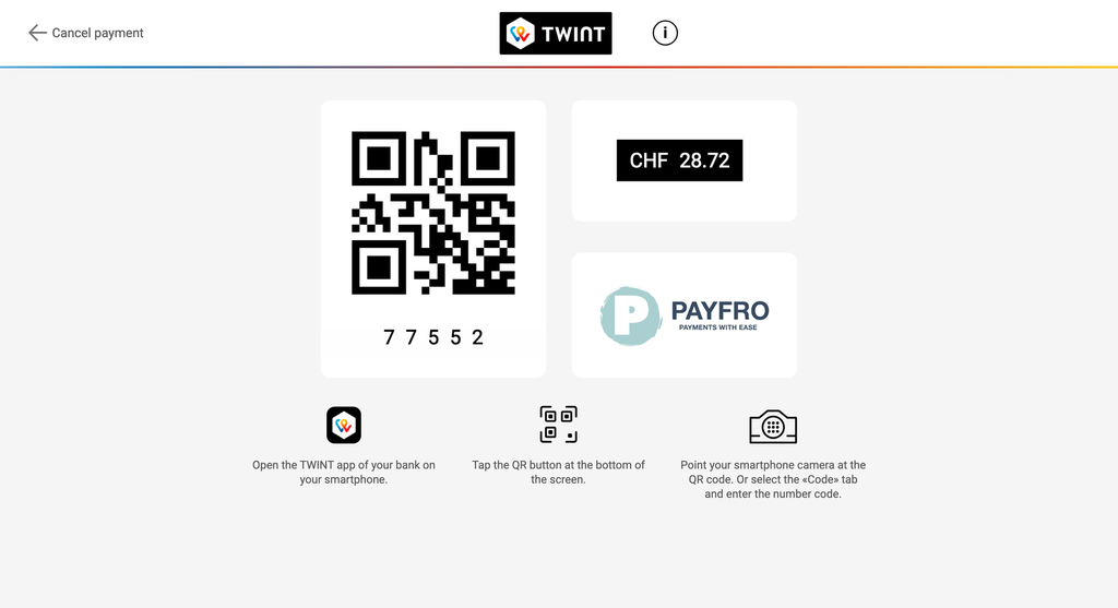Twint Payment Integration for Prestashop